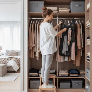 Hanging Scarf Organizer