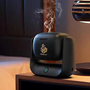 Rotational Electric Incense Burner - Smokeless Bakhoor & Oud Burner for Home